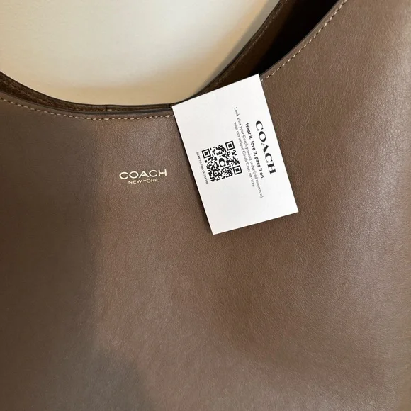 Coach Brooklyn Shoulder Bag 39 - Dark Stone NWT - Picture 5 of 14